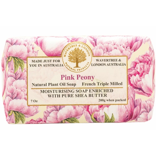 Wavertree & London Soap Bars - Pink Peony 200g