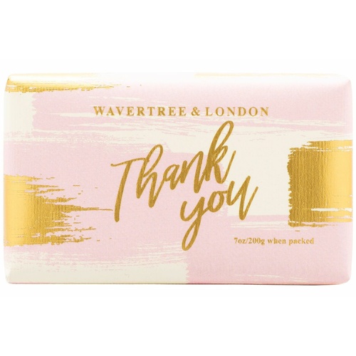 Wavertree & London Soap Bar 200 g - Celebration Thank You Beach Fragrance (Pink) WLTYPINK