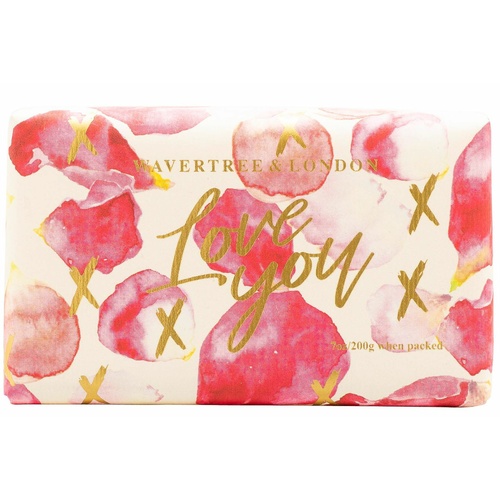Wavertree & London Soap Bars Love You Sweet Pea Fragrance 200g