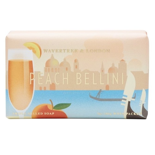 Wavertree & London Soap Bar 200 g - Cocktail Peach Bellini WLBELLINI