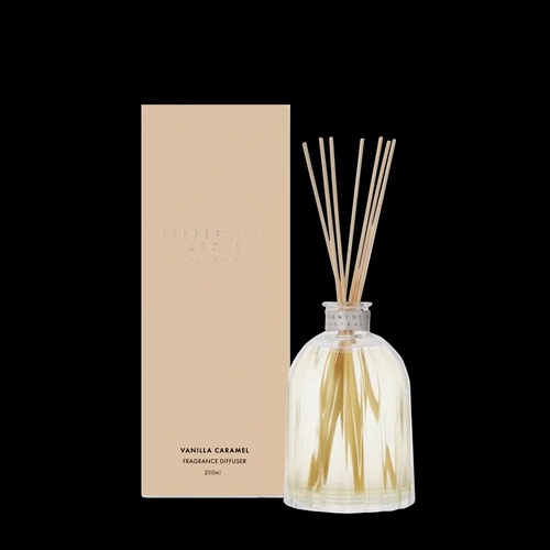 Peppermint Grove Reed Diffuser 200mL Vanilla Caramel, Burchgrove FGD200VANI