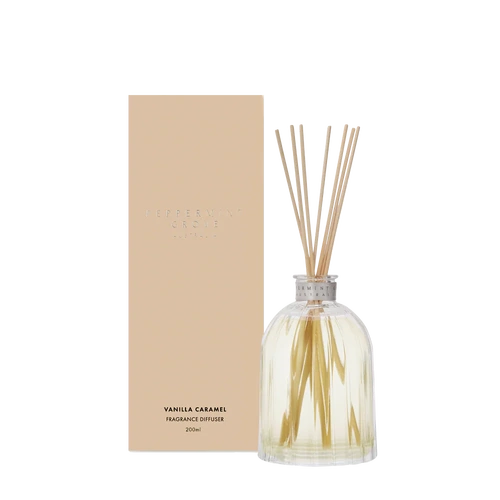 Peppermint Grove Reed Diffuser 200mL Vanilla Caramel, Burchgrove FGD200VANI