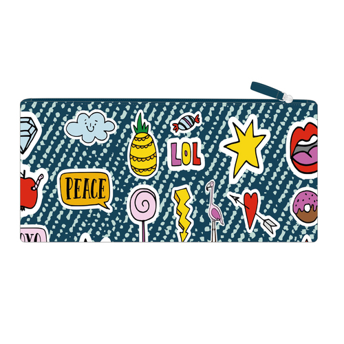 Got It Covered Pencil Case Long Patches, Great for School