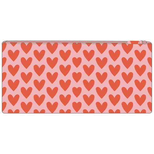 Got It Covered Pencil Case Long Wild Heart, Great for School
