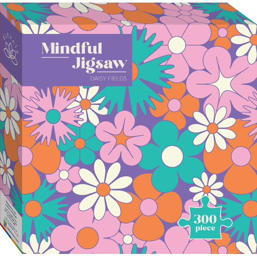 300 Piece Jigsaw Puzzle: Elevate Mindful Jigsaw - Daisy Fields