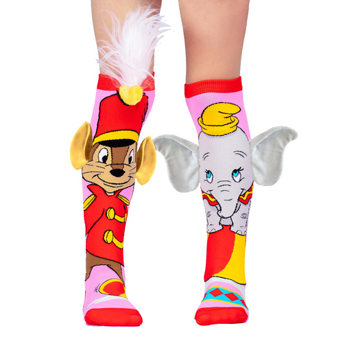 Madmia Socks Ages 3-5 Toddler - DUMBO Novelty Socks