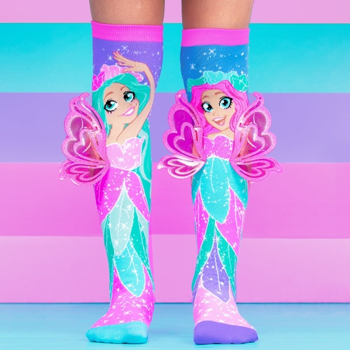 Madmia Socks Ages 6-99 One Size Fits Most - FAIRY Novelty Socks