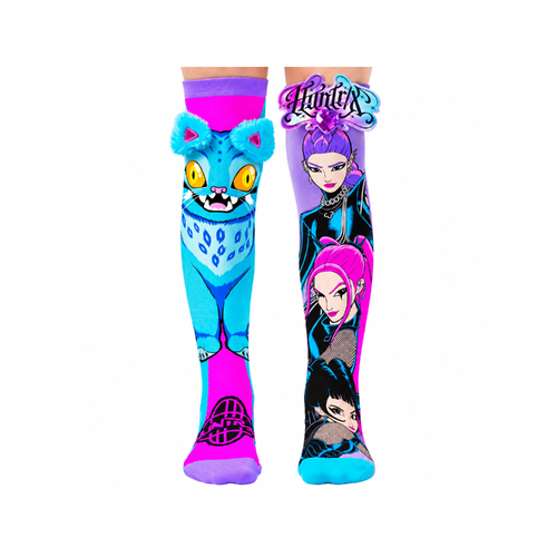 MADMIA Socks Ages 6-99 One Size Fits Most - HUNTRIX & DERPY Novelty Socks