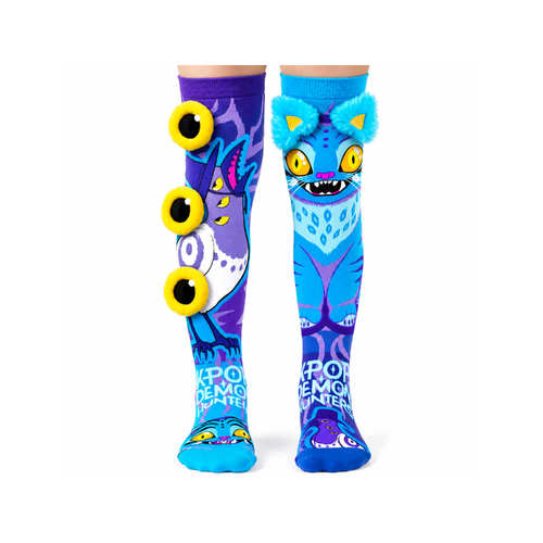 MADMIA Socks Ages 6-99 One Size Fits Most - DERPY & SUSSIE Novelty Socks