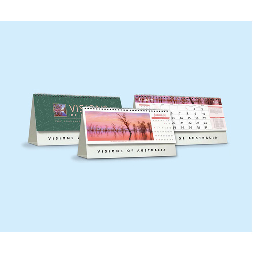 2026 Calendar Visions of Australia 285x150mm Desk Easel, easy2C 4297