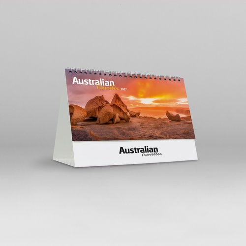 2027 Calendar easy2C Australian Traveller 205x140mm Desk Easel, 4212