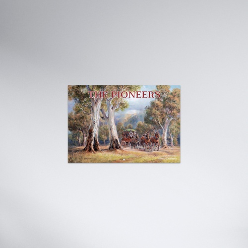 2027 Calendar easy2C The Pioneers A4 Booklet Horizontal Wall, 4222