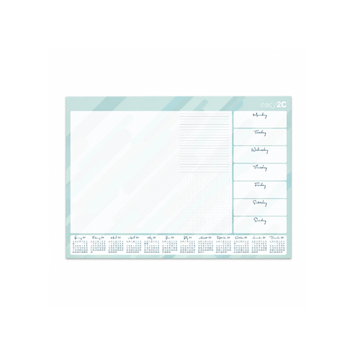 2027 Calendar easy2C 600x420mm Desk Pad, 4245