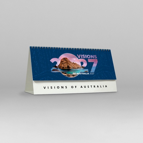 2027 Calendar easy2C Visions of Australia 285x150mm Desk Easel, 4297