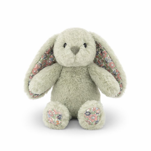 Lily & George Plush 22cm Littlefoot Bunny - Floral Jade, WLG-833