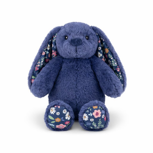 Lily & George Plush 35cm Flopsy Bunny - Floral Sapphire, WLG-840