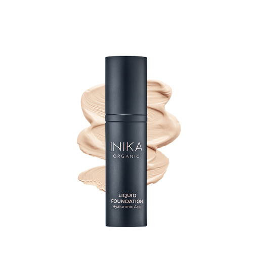 INIKA Organic Liquid Foundation 30mL Hyaluronic Acid Nude, NLI006