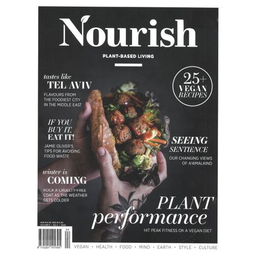 Nourish PlantBased Living Cooking Magazine Issue Volume