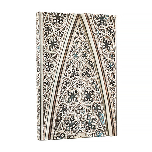 2026 Diary Paperblanks Mini Week-At-A-Time Verso Hardcover Vault of the Milan Cathedral