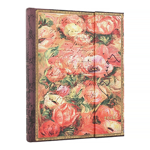 2026 Diary Paperblanks Ultra Day-At-A-Time  Hardcover Renoir Letter to Morisot 1892