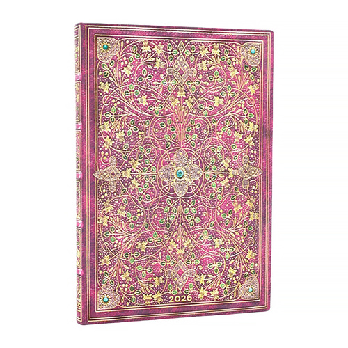 2026 Diary Paperblanks Midi Week-At-A-Time Horizontal Flexi Diamond Jubilee