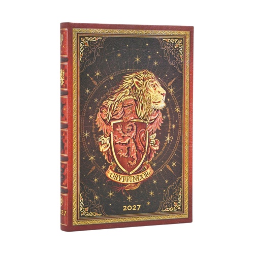 2027 Diary Paperblanks Gryffindor Mini Week-At-A-Time Horizontal Hardcover
