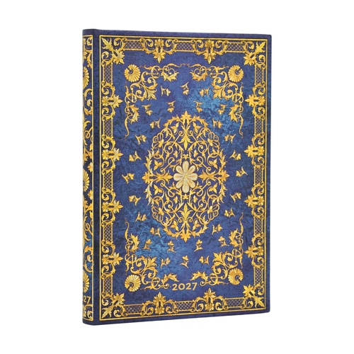 2027 Diary Paperblanks Silk Sky Mini Week-At-A-Time Horizontal Hardcover