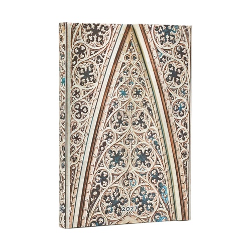 2027 Diary Paperblanks Vault of the Milan Cathedral Mini Week-At-A-Time Verso Hardcover