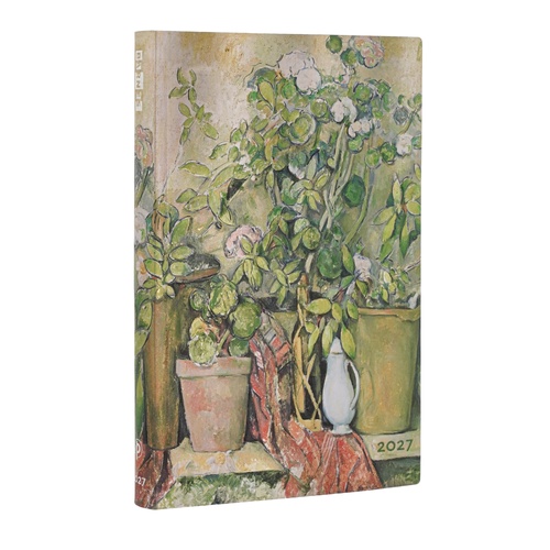 2027 Diary Paperblanks Cezanne's Terracotta Pots and Flowers Midi Day-At-A-Time Day Hardcover