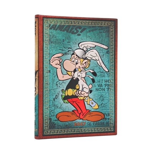 2027 Diary Paperblanks Asterix the Gaul Midi Week-At-A-Time Horizontal Hardcover