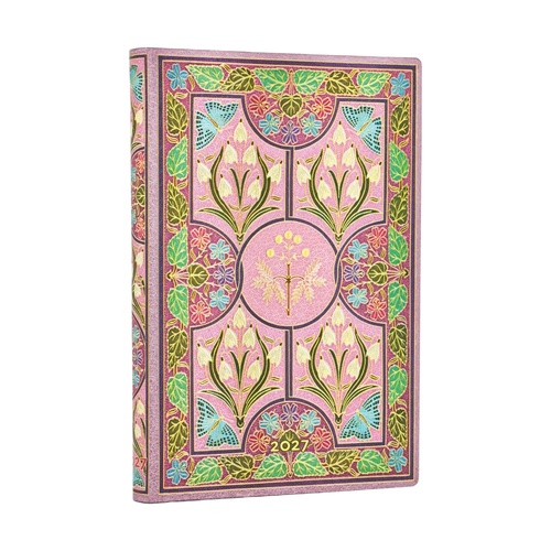2027 Diary Paperblanks Mimosa Mini Week-At-A-Time Horizontal Flexi Softcover