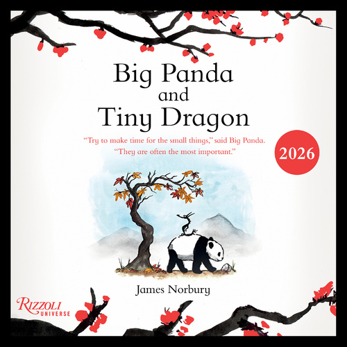 2026 Calendar Big Panda and Tiny Dragon Square Wall, Rizzoli Universe AM48272