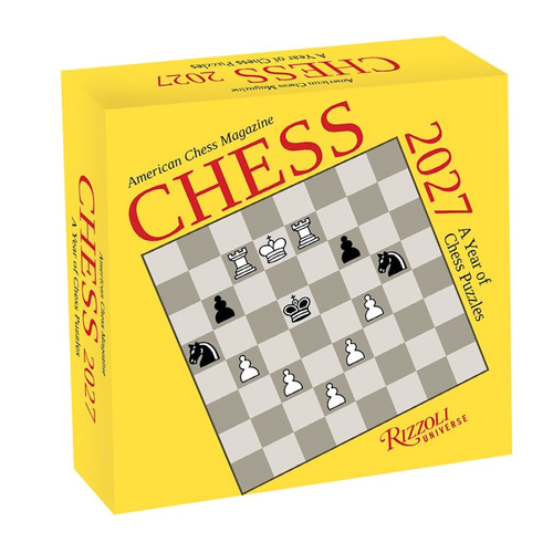 2027 Calendar Chess Day-to-Day Boxed, Rizzoli Universe AM49033