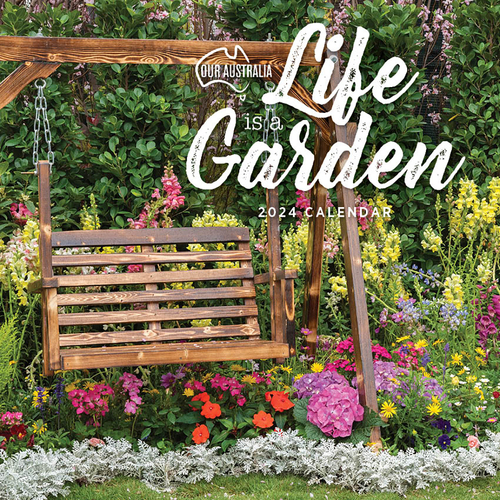 2022 Calendar Our Australia Life Is A Garden Square Wall by Paper Pocket 