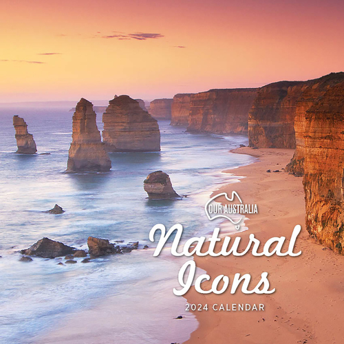 2024 Calendar Our Australia Natural Icons Square Wall, Paper Pocket COB20
