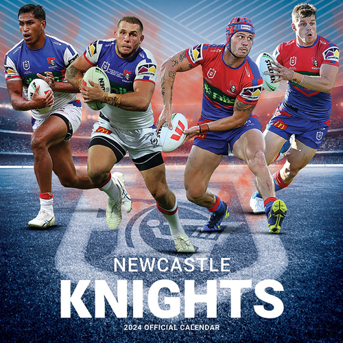 2022 Calendar NRL Newcastle Knights Square Wall by Paper Pocket 