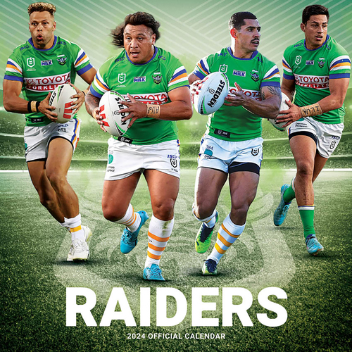 2022 Calendar NRL Canberra Raiders Square Wall by Paper Pocket 