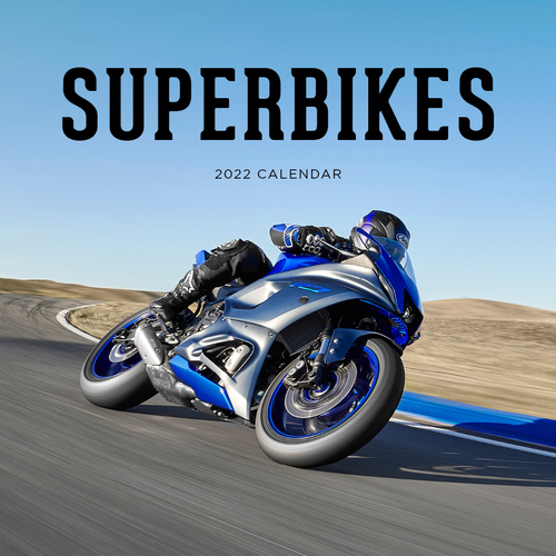 2022 Calendar Superbikes Square Wall by Paper Pocket 