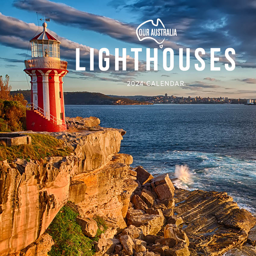2022 Calendar Our Australia Lighthouses Square Wall by Paper Pocket 