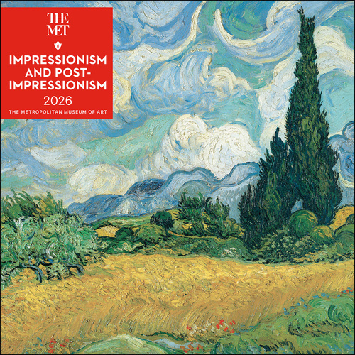 2026 Calendar Impressionism And Post-Impressionism Square Wall, Abrams AM82770