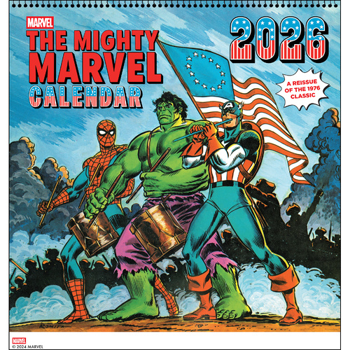 2026 Calendar The Mighty Marvel (1976 Classic Reissue) Square Wall, Andrews McMeel AM82978