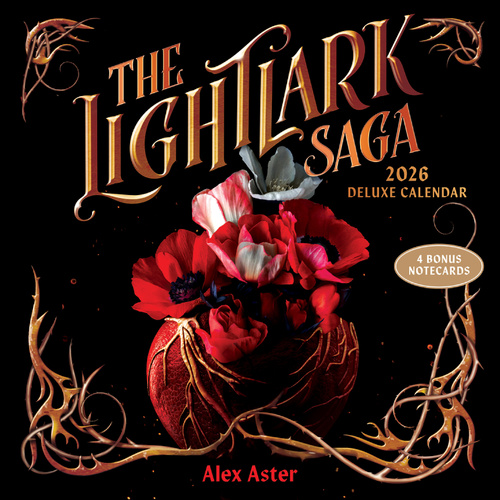 2026 Calendar The Lightlark Saga with 6 Collectible Cards Square Wall, Abrams AM85603