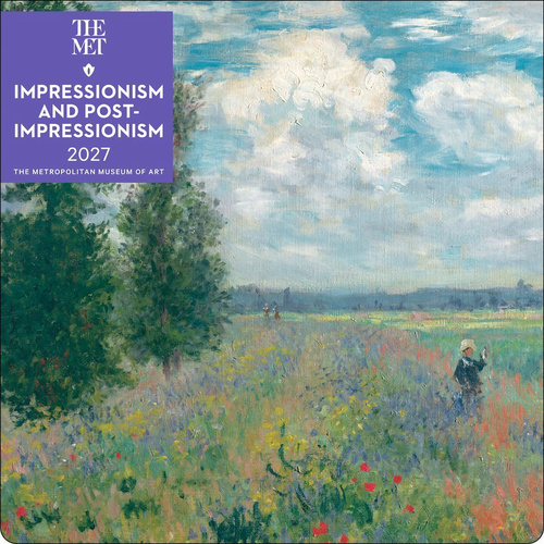 2027 Calendar Impressionism and Post-Impressionism Square Wall, Abrams AM89649
