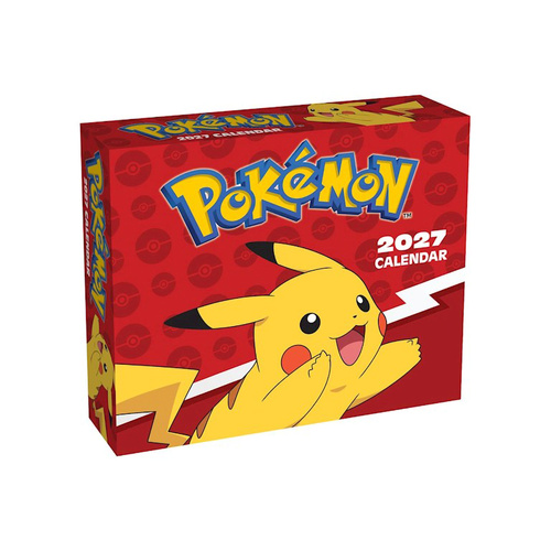 2027 Calendar Pokemon Day-to-Day Boxed, Abrams AM92427