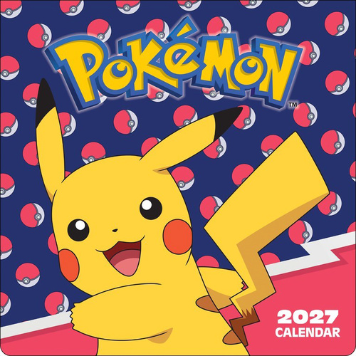 2027 Calendar Pokemon Square Wall, Abrams AM92434