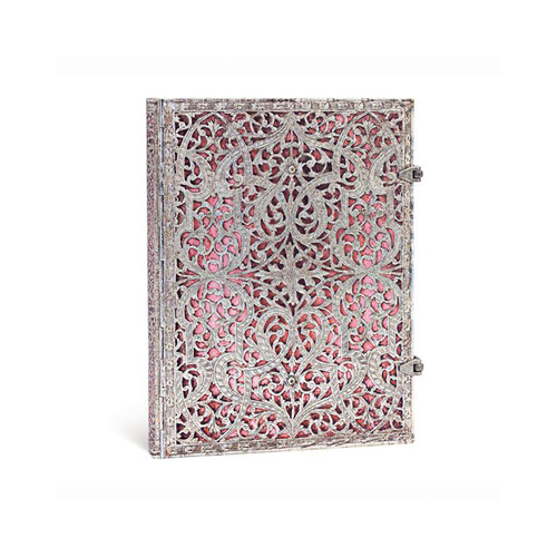 Silver Filigree Collection Blush Pink Ultra Lined Journal Paperblanks