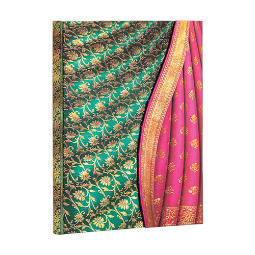 Varanasi Silks & Saris Ferozi Midi Lined Journal By Paperblanks