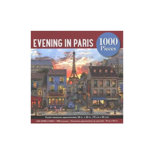 Peter Pauper Press Jigsaw Puzzle 1000 Piece - Evening in Paris 330567