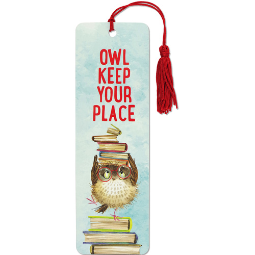 Peter Pauper Press Beaded Bookmark - Owl Keep Your Place 331236