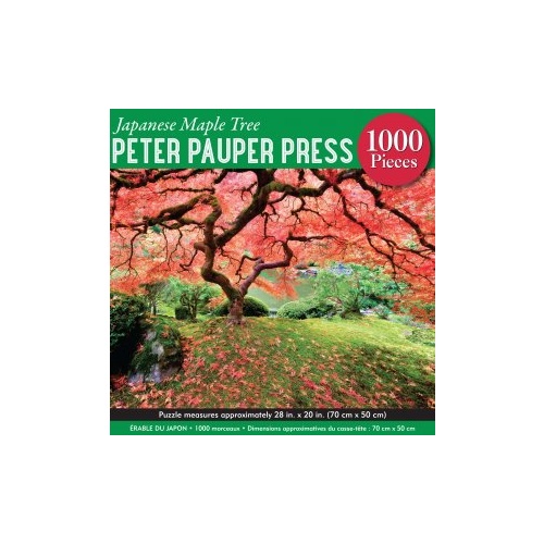 Peter Pauper Press Jigsaw Puzzle 1000 Piece - Japanese Maple 333377